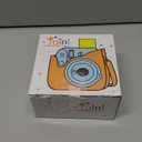 Phetium Instant mini 12 Camera Protective Case Compatible with Instax Mini 12 11,PU Leather Bag with Pocket and Adjustable Shoulder Strap (Pastel Blue)