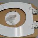 Mayfair Linden Slow Close Toilet Seat, Non Slip Heavy Duty Wood, Easy Install, Elongated, White