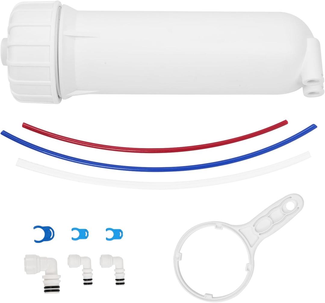 3012 Reverse Osmosis Membrane Housing Kit with Quick-Connect Fitting,Wrench for 200/300/400/500/600 GPD Universal Reverse Osmosis Water Filter Systems