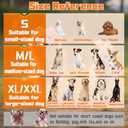 Dog Muzzle, Soft No Barking Bite Mesh Muzzles for Large Sized Dogs Anti Chewing, Breathable Muzzle for German Shepherd Labrador/Golden Retriever, etc, Suit for Grooming Vet Allows Panting Drinking (XL(Circumference:7.8''-11''in))