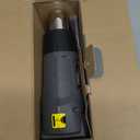 Genesis GHG1500A Dual Temperature Heat Gun Kit With Fast Heat High And Low Settings 572F/1000F, Air Reduction Nozzle, Reflector Nozzle, And Two Deflector Nozzles 