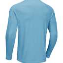 YOVVI Men Swim Shirt Sky Blue (Blue, L)