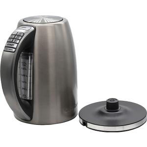 Cuisinart PerfecTemp 1.7-Liter Electric Kettle, Cordless Electric Tea Kettle, 1500W for Fast Heat-Up, 6 Preset Temperatures, 30-Minute Keep Warm, Stay Cool Nonslip Handle, Graphite Gray