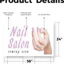 Nail Salon Coming Soon Yard Sign 24 Inch x 36 Inch Double Sided Weatherproof Heavy-Duty Plastic with Stake | Business Promotions, Clear Messaging, Durable Design | Made in USA