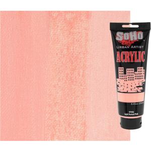 Soho Urban Artist Heavy Body Acrylic Paint - 250 ml Tube - Light Portrait Pink - Thick, Rich Color, Excellent Coverage, Professional Quality - Artists Acrylic Paint