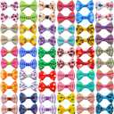 Dog Hair Bows Small Puppy Clips for Pet Grooming Accessories Doggy Gifts 60Pcs (30 Pairs)