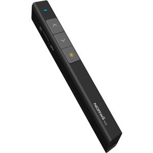 Norwii N26 Wireless Presentation Clicker, Presentation Remote, PowerPoint Clicker with Pointer for PowerPoint Presentations, Power Point Clicker Wireless Presenter Remote - Black