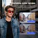 Al Smart Glasses for Men Women, Bluetooth Translation Glasses with 164+ Languages, UV400 Sunglasses, Bluetooth 5.4 Glasses w/Music & Hands-Free Calling, for Outdoor Sports & Travel