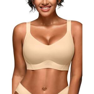 Supportive Jelly Bras for Women - Full Coverage Bra for Older No Underwire - Wireless Plus Size Seamless Lifting Bralette, XL