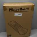 Pilates Board, Pilates Reformer Sets, Multifunctional Abdominal Pilates Board for Home Workout Equipment, Portable Foldable Ab Board Trainer Pilates Exercise Machine, Pilates Board for Women (Deep Black)