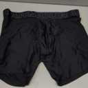 Under Armour Men's Performance Tech Boxerjock Brief Underwear, 6" Inseam, Ultra-Soft, 3-Pack, Black Solid, Large