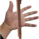 Garden Landscape Stakes 25 Pcs,10 Inch Lawn Edging Plastic Stakes for Outdoor Decorations,Edging & Terrace Board-Brown