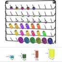 4 pack thread holder wall mount54 spools sewing thread organizersewing thread storagethread rackspool thread holderthread organizers and storagethread spool organizerBlack