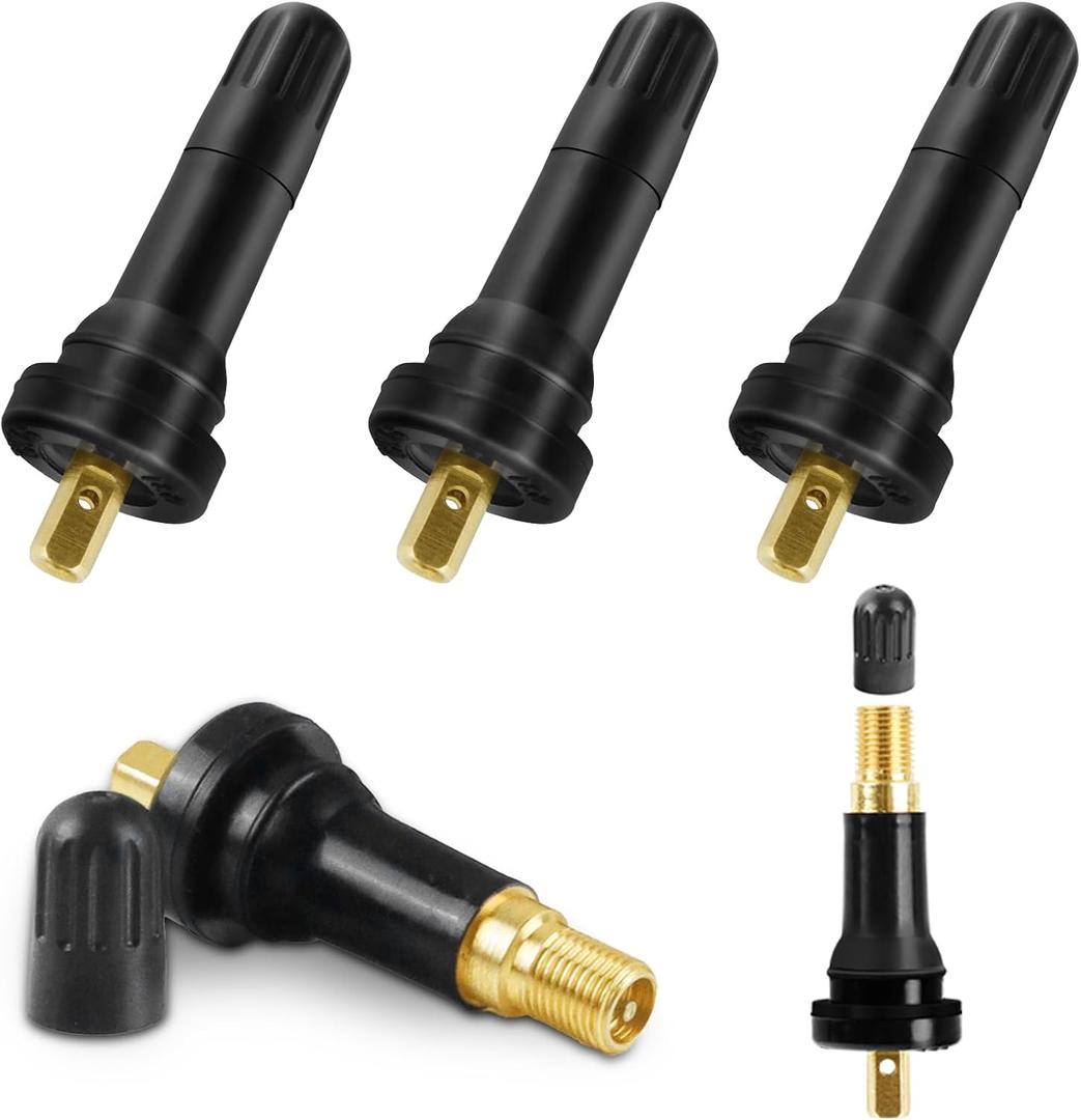 TPMS Valve Stem, TPMS 20008 Tire Valve Stems, TPMS Snap-in Tire Pressure Sensor Valve Stem (5Pcs)