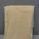 HLC.ME Beige Sheer Voile Window Treatment Rod Pocket Curtain Panels for Bedroom and Living Room (54 x 84 inches Long, Set of 2) (54"W x 84"L (Pack of 2))
