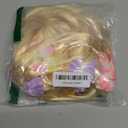 Super Long Princess Rapunzel Wig with Flowers-29 Inch Girls Blonde Braid Synthetic Wigs for Costume Cosplay Fairytale Ball Halloween Christmas Birthday Party