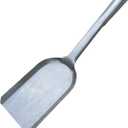 Fireplace 14-Inch Long Ash Shovel, One Piece Intact Formed BBQ Charcoal Ash Poker Scoop, Mini Dust Pan, Oven Ash Shovel, Heavy Gauge Steel Stove Coal Shovel