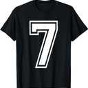 Funny Number 7 67 Meme Costume Matching Group Halloween T-Shirt 2XL