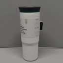 Owala Stainless Steel Triple Layer Insulated Travel Tumbler with Spill Resistant Lid and Straw, BPA Free, 24 oz, Black/White (Foggy Tide) (24 Ounces (Pack of 1))