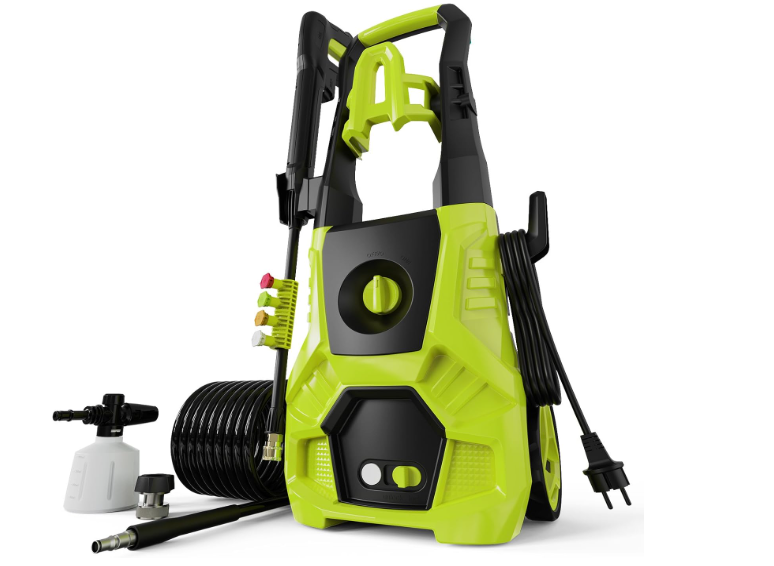 SISUPASSIE Pressure Washer, 5000PSI Max 3.6GPM Electric Power Washer with Foam Cannon 35FT Power Cord 4 Nozzles, Pressure Washer for Cars, Patios, Fences, Decks and Driveway
