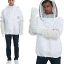 ANDES Bee Suit - Polycotton Beekeeping Jacket with Gloves (XL)