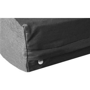 Dogbed4less Heavy Duty Black Canvas Duvet Pet Dog Bed Cover - Replacement Cover only (40"X35"X4")