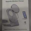 Magnetic Wireless Charger Mag-Safe Charger for iPhone 16/15/14/13/12 Series Convertible Magnet Wireless Charging Stand/Pad with 5ft Cable for iPhone and AirPods 2/3/Pro 2/Pro