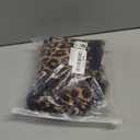 SOLY HUX Women's Leopard Print Halter Dress Y2k Gothic Deep V Cheetah Tie Backless Layered Ruffle Mini Dresses Brown Leopard Large 