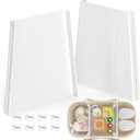 PoYang Dividers for Large Simple Modern Bag Accessories 2 Pack, Lightweight Divider Tray for Simply Modern Getaway Tote Screw in, Sturdy & Waterproof Beach Tote Bag Organizer Insert, White