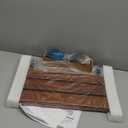 20" Shower Seat Teak Shower Bench, Wall Mounted Fold Down Shower Seats for Adults, Shower Seats for Adults a 400 lbs Capacity, Rust-Resistant Teak Folding Seat Suitable for Indoor Outdoor Use.