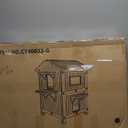 Rockever Plastic Insulated Outdoor Cat House with Escape Door, 2 Story Waterproof Cat House for Outdoor Cats for Feral Cats, Elevated Outside Cat Shelter, Clean and Assemble Easily