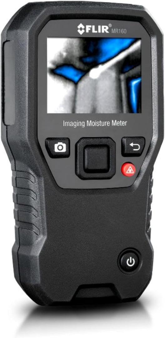 FLIR MR160 Imaging Moisture Meter with IGM Technology: Thermal Imaging, Pin & Pinless Detection, 80x60 Resolution, METERLiNK App, Rechargeable Battery - for Home Inspection & Mold Remediation