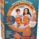 Cooking Essentials Set - 9 Pc. Kit Includes Recipes, Apron, Cutting Board, Mixing Bowl, Measure Cups, Spoons, Homemade Holiday Gifts