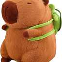 capybara plush with turtle backpack