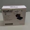 Solar Driveway Alarm Wireless Outside 1800ft Range, Outdoor Motion Sensor & Detector Driveway Alert System with Rechargeable Battery/Weatherproof/Mute Mode(1&4-Brown)