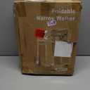 Agrish Narrow Walkers for Seniors, Adjustable Width Narrow Walkers for Small Spaces, Folding Slim Walker - Standard Walkers for Elderly, 350 LBS Heavy Duty Narrow Walker for Small Doorways