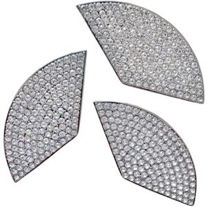 Car Bling Accessories Decals Trunk Sign Emblem Sticker Compatible with Mercedes Benz Modification Rhinestone Crystal Decals Accessory (Silver, for 2013-2019 GLA250)