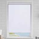 AOSKY Cordless Roller Shades Blackout Blinds for Windows Room Darkening Rolled Up Shades with Spring System, UV Protection Window Shades Door Blinds for Home and Office (50" W x 72" H, White)
