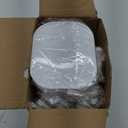 Toilet Brush, 3 Pack Toilet Brush and Holder Set Bathroom Accessories, Toilet Bowl Brush and Holder with 3 Crevice Brush for Bathroom, Toilet Scrubber Brush (White)