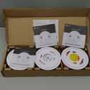 Kidde Smoke and Carbon Monoxide Detector, 10-Year Battery Powered, with Voice Alerts, LED Status Lights, 85 dB Alarm, 5 inches, 30CUD10-V, 3 Pack