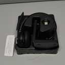 Bluetooth Headset, Wireless Headset with Microphone for PC, V5.2 Computer Headset with Noise Cancelling Mic, USB Dongle, Charging Base & Mute Button for Work, Cell Phones, Computer (Black)