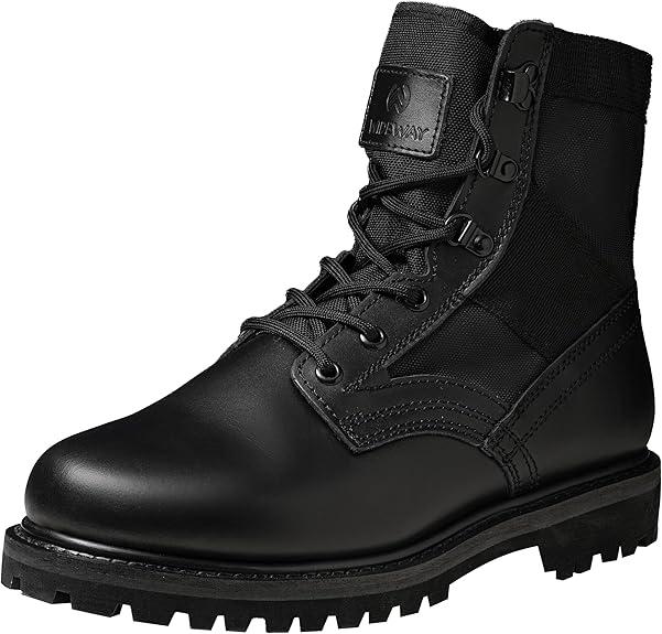 Men's Military Jungle Combat Boots 8 Inch Lightweight Motorcycle Tactical Boot Police Army Botas, Size 13