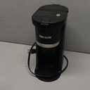 Horavie Small Single Serve Coffee Maker, Fast Brew One Cup Coffee Machine for K Cup and Grounds, 6 to 12 oz. Brew Sizes, Pod Coffee Maker with Descaling Reminder and Viewing Tank, Black