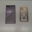 Glitter for iPhone 17 Pro Max Case with Eye-catching Integrated Lens Protection, [Sparkly Bling Back Panel] [Seamless Work with Magsafe] Cute Women Girly Magnetic Case for iPhone 17 Pro Max 6.9", Desert Titanium