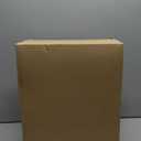 HonoDing Torchiere Floor Lamp for Living Room, Standing Lamp with Glass Shade, Iron Brushed Nickel Floor Lamps, Corner Lamps for Bedroom, Office, Reading (Dark Brown)