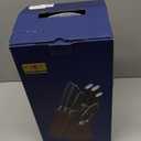 HOSHANHO 8-Piece Kitchen Knife Set, Japanese High Carbon Super Steel Knife Sets with Block, Professional Ultra Sharp Chef Knife Set with Scissors