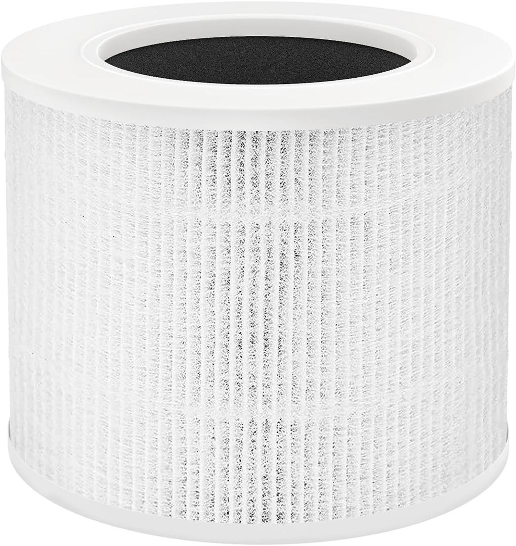 Leemone 1 Pack Core Mini Replacement Filter for LEVOIT Core Mini Air Purifiers, High-Efficiency Activated Carbon(1 Filter+ 3 Fragrance Sponge)