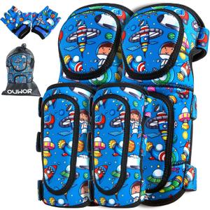 Kids Soft Knee and Elbow Pads, Children Protective Gear, Suitable for Boys and Girls Bike Ski Roller Skateboard