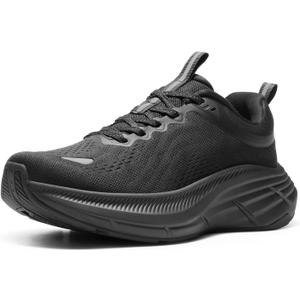 NORTIV 8 Men's Walking Shoes Running Tennis Cushioning ActiveBreeze Non Slip Athletic Gym Workout Comfortable Fashion Sneakers (10.5, All Black)