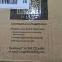 BEMIS 500EC 390 Toilet Seat with Easy Clean & Change Hinges, 1 Pack Round, Cotton White